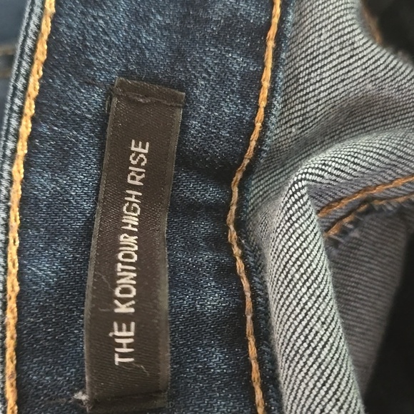 Kendall & Kylie The Kontour High Rise Blue Denim Skinny Jeans - Picture 7 of 8